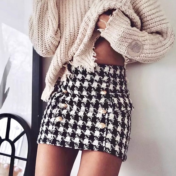 Dresses & Skirts - LAST1 SALE🎉💋Harper Houndstooth Skirt💋